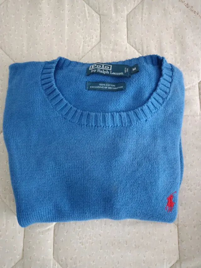Maglione Polo Ralph Lauren Blu Taglia M