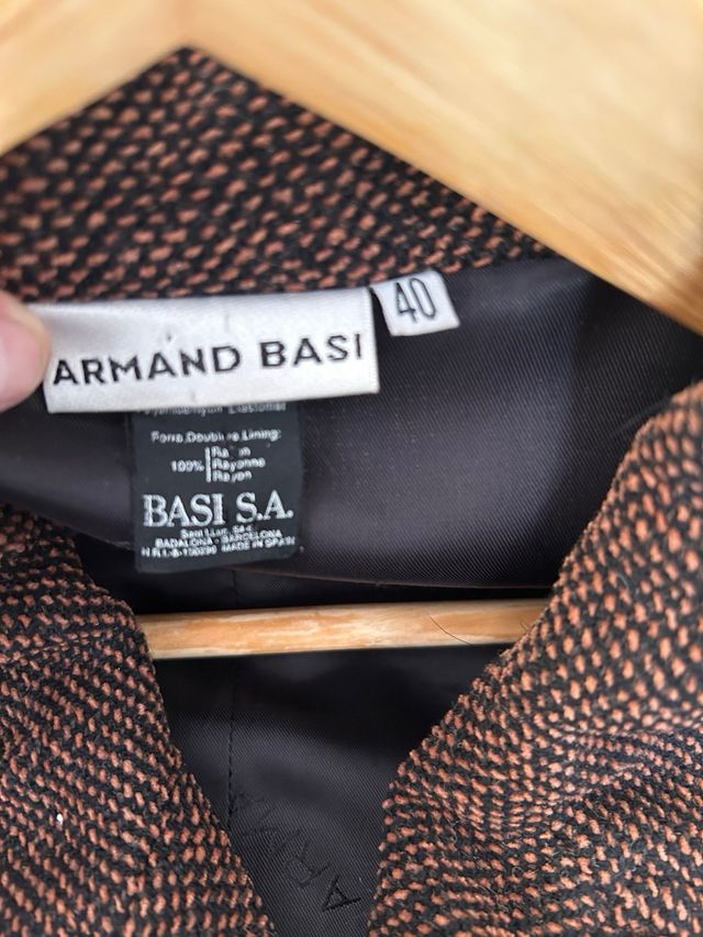 Casaco Feminino Armand Basi Marrom/Preto