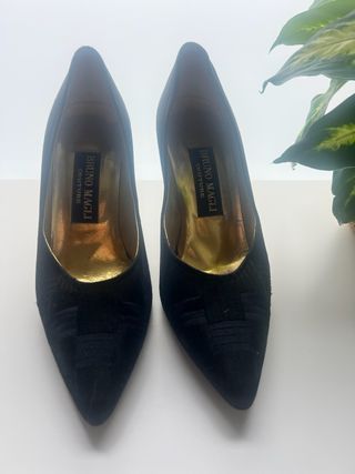 Zapatos Bruno Magli Tacón Negro