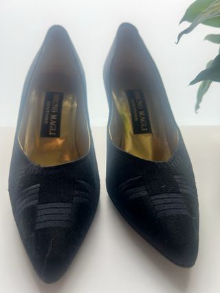 Zapatos Bruno Magli Tacón Negro