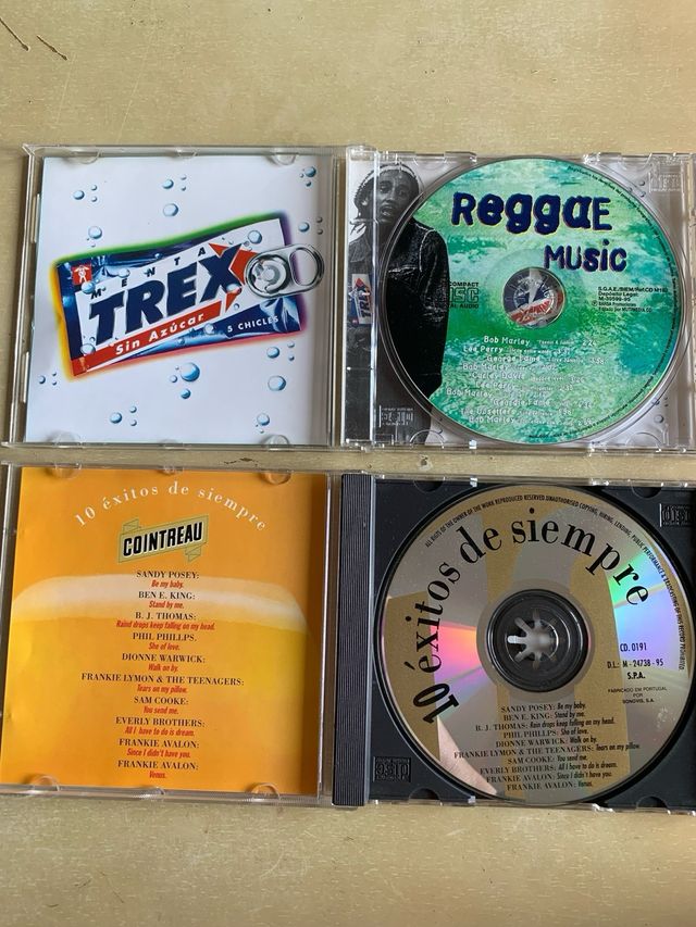 Lote 2 CDs publicitarios de TREX y COINTREAU