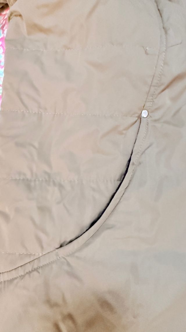 Chaqueta de entretiempo beige