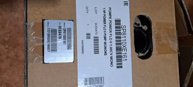 Bomba Piscina Hayward Negra Transparente