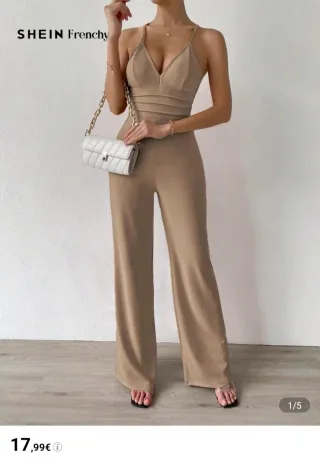 Mono SHEIN Frenchy beige talla S