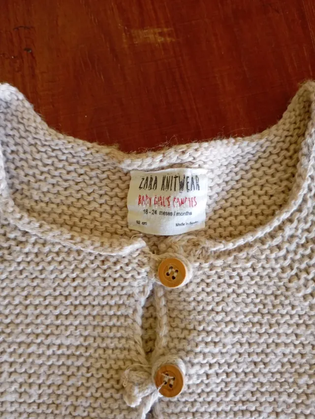 Chaqueta punto bebé 2 años