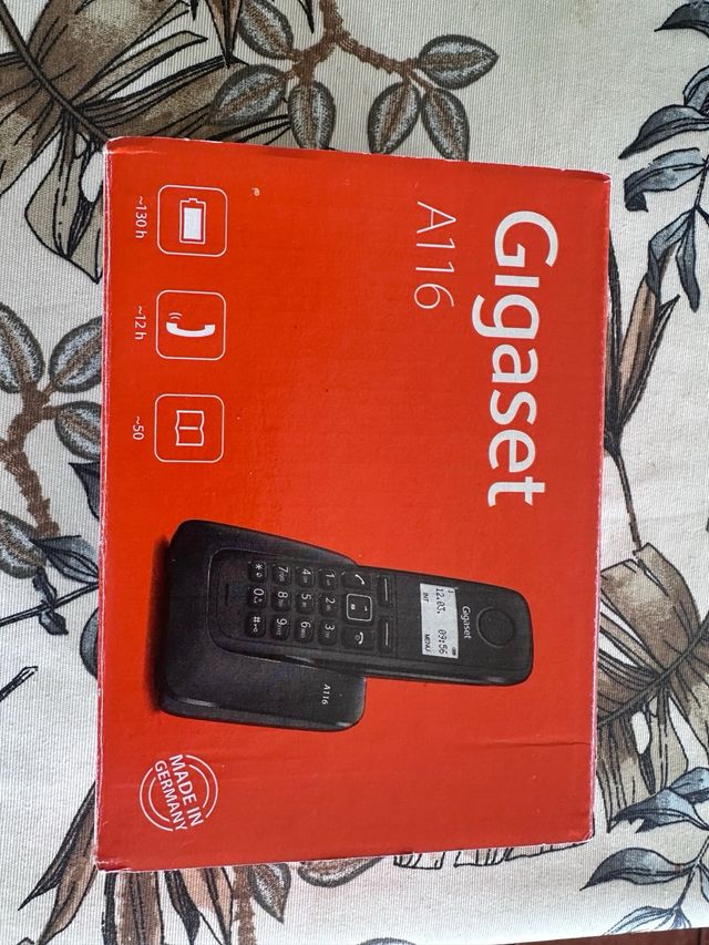 Teléfono Inalámbrico Gigaset A116 Negro