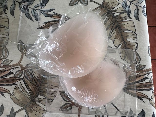 Sujetador Copas Silicona Beige M