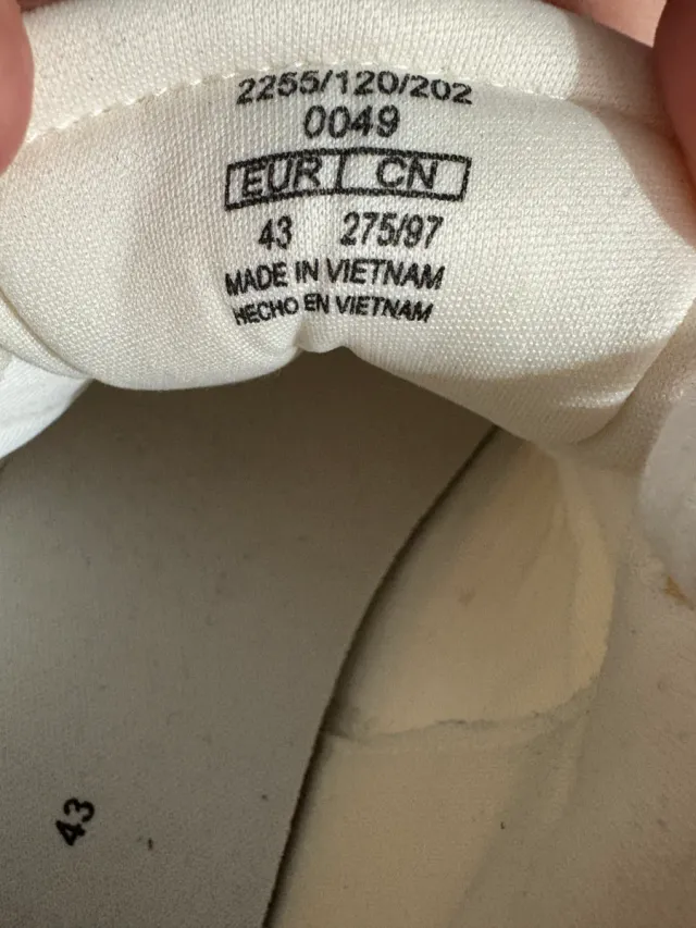 Zara White Ultimate Comfort Sneakers Size 43