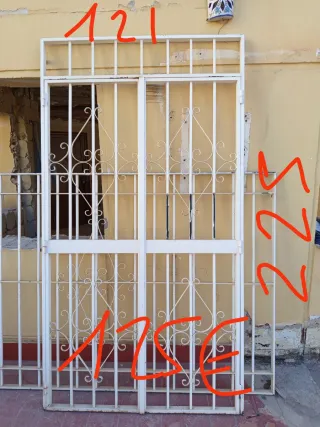 Rejas de seguridad blancas