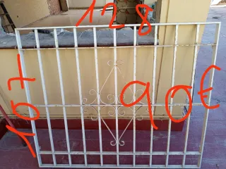 Rejas de seguridad blancas