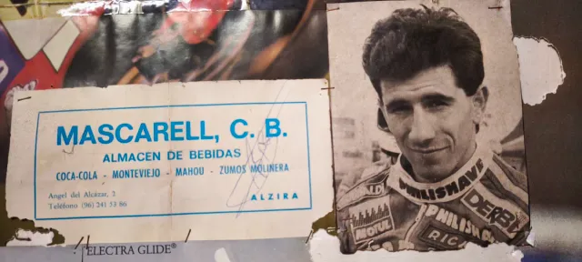 Autógrafo jorge Martínez aspar