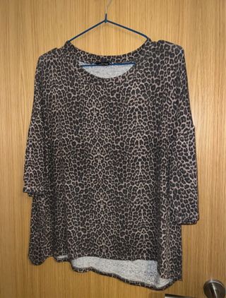 Camiseta Mango Estampado Animal