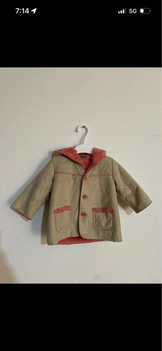 Giacca bambina Benetton 6-9 mesi