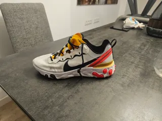 Nike React Zapatillas Deportivas Blancas y Amarill