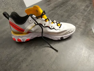 Nike React Zapatillas Deportivas Blancas y Amarill