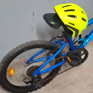 Bicicleta infantil azul 5-10 años