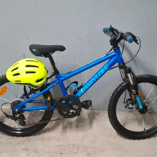Bicicleta infantil azul 5-10 años