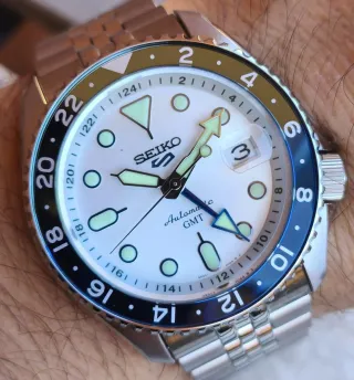 Seiko 5 Sport GMT SSK036K1 Automatico Nuovo