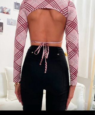 Top de rayas multicolor