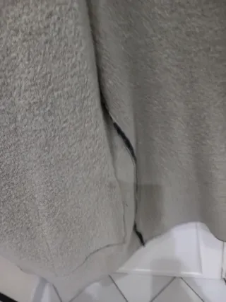 Cardigan lungo grigio scuro/beige