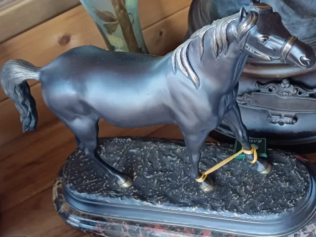 Caballo de bronce con certificado