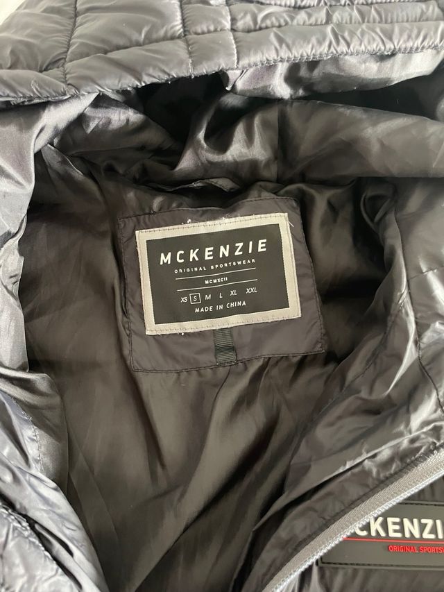 Chaqueta McKenzie negro y gris talla S