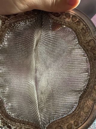 Borsetta antica in alpacca