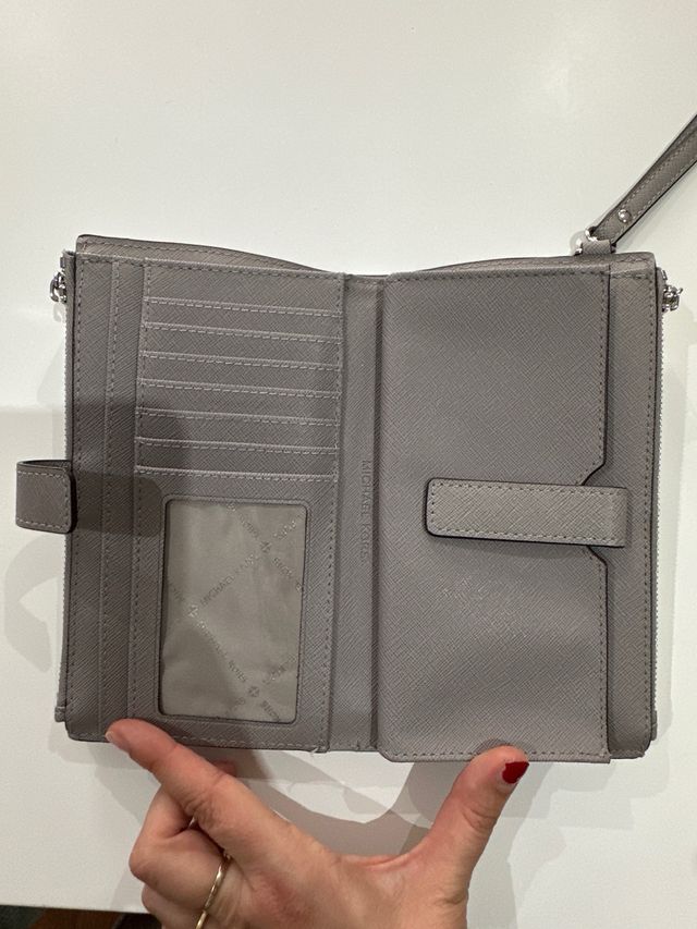 Cartera Michael Kors Gris ORIGINAL