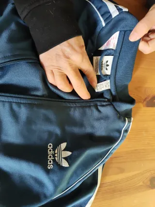 Conjunto Chándal Adidas Azul y Blanco