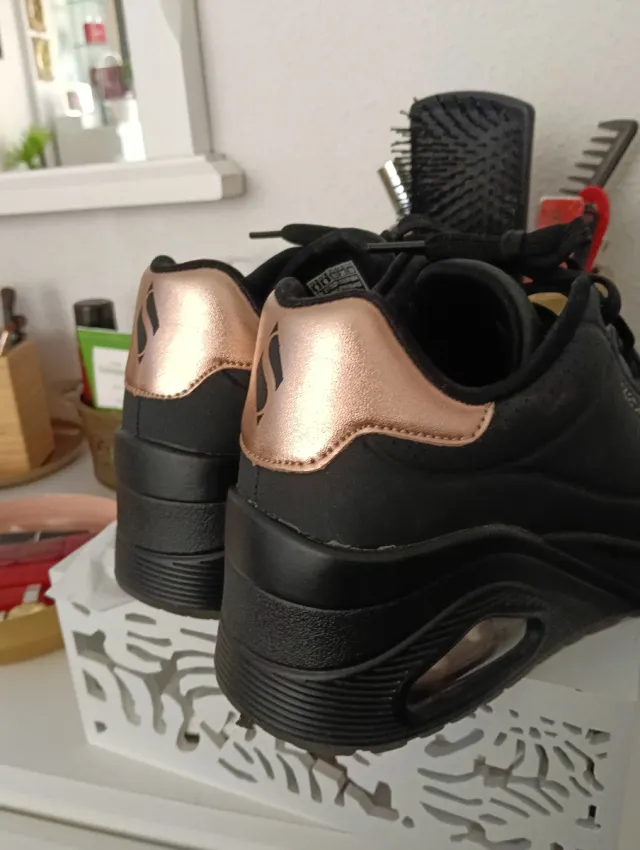 Zapatillas Skechers Mujer Negras Talla 39