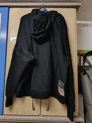 Sudadera DIESEL mujer capucha negra