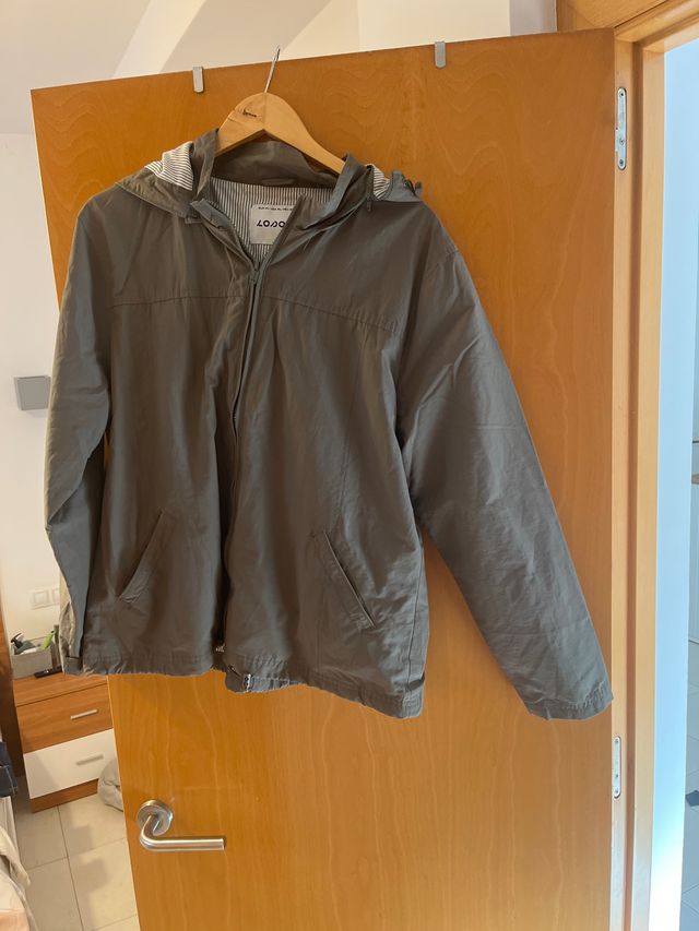 Parka LOGO verde oliva Talla XL