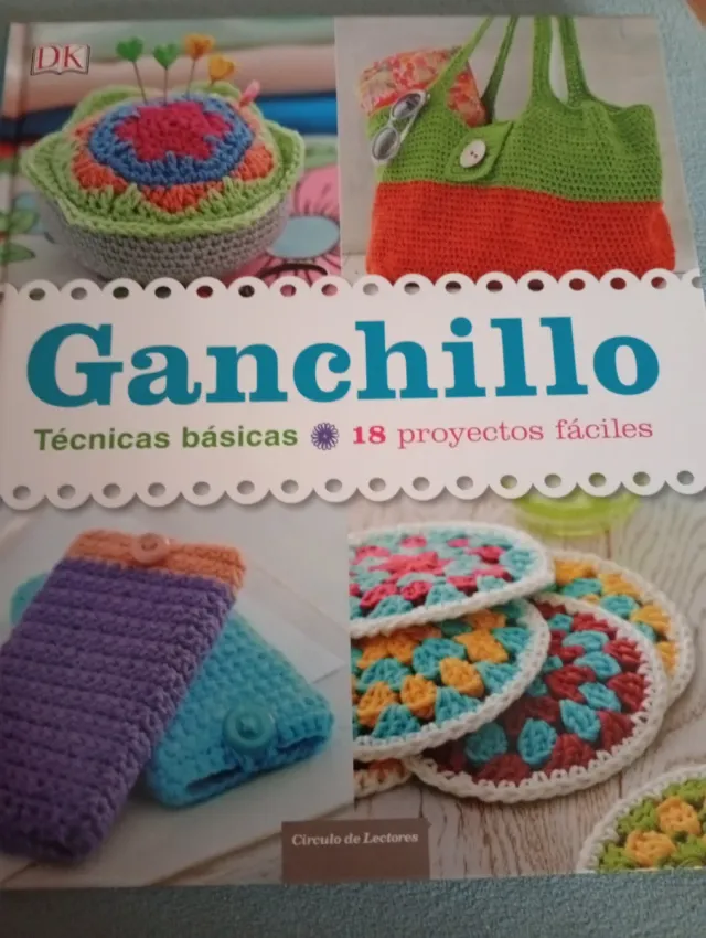 3 libros ganchillo, tecnicas básicas y avanzadas.