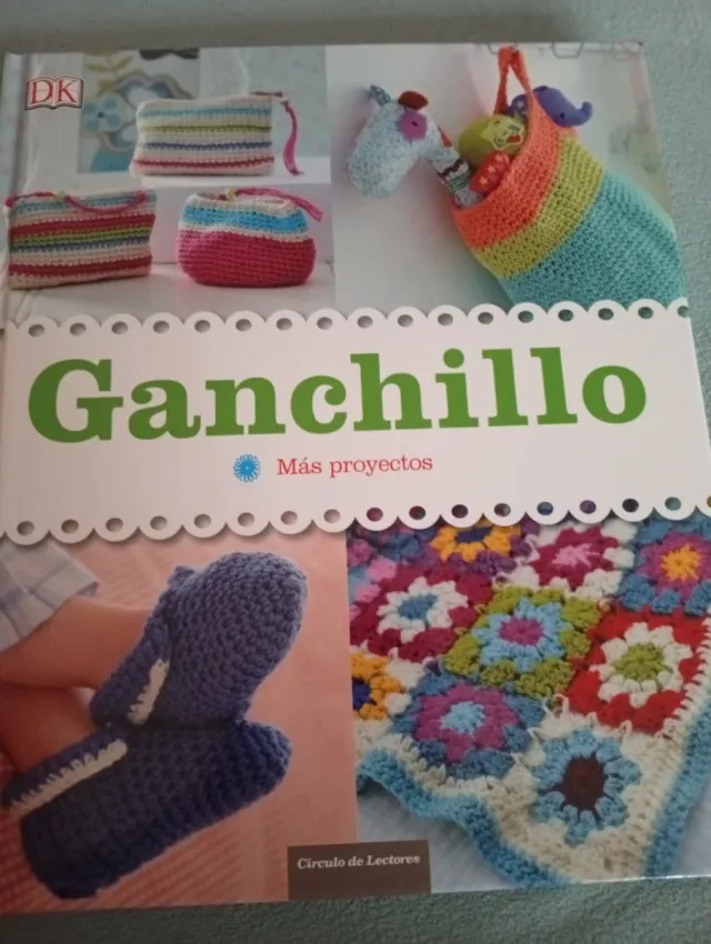 3 libros ganchillo, tecnicas básicas y avanzadas.