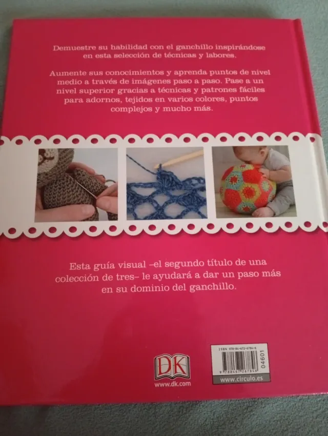 3 libros ganchillo, tecnicas básicas y avanzadas.
