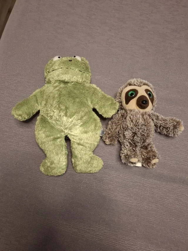 Peluche Rana y Perezoso