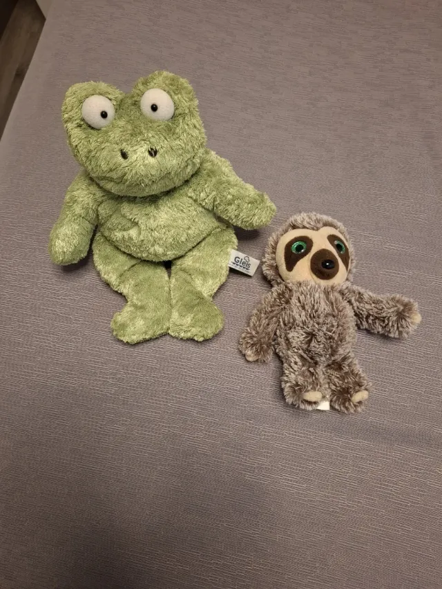 Peluche Rana y Perezoso