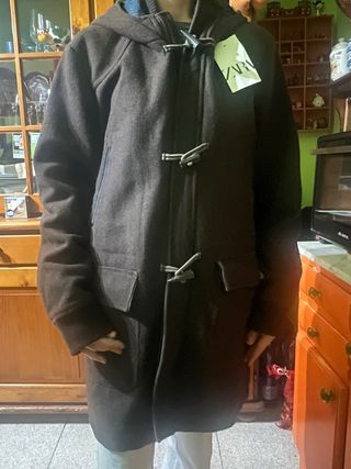 Cappotto Zara Uomo Marrone