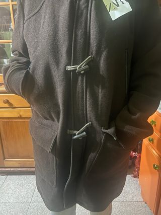 Cappotto Zara Uomo Marrone