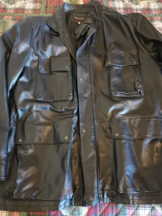 Giubbotto Pelle Vintage ARAL & ARAL Nero