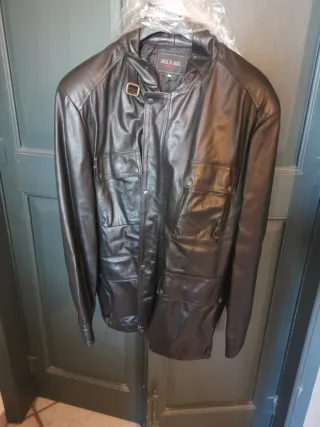 Giubbotto Pelle Vintage ARAL & ARAL Nero