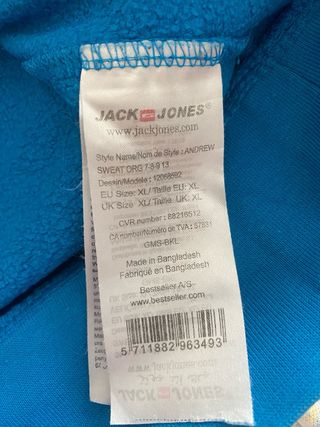 Sudadera Jack & Jones Azul
