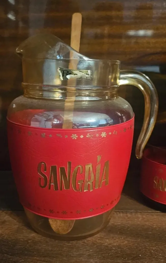 Juego Jarra y Vasos Sangría