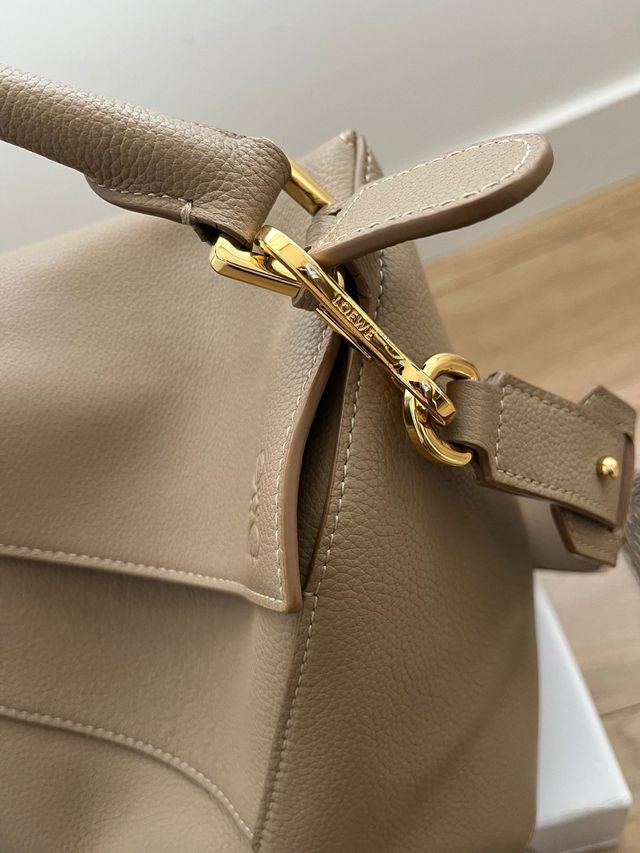 Bolso Loewe Puzzle Mediano Beige