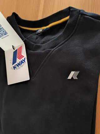 Felpa K-Way Winter Time XXL Nera