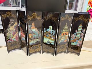 Biombo Chino Adorno 24x48cm Beijing