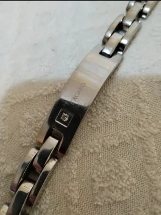 Bracciale uomo S'agapó con brillantino