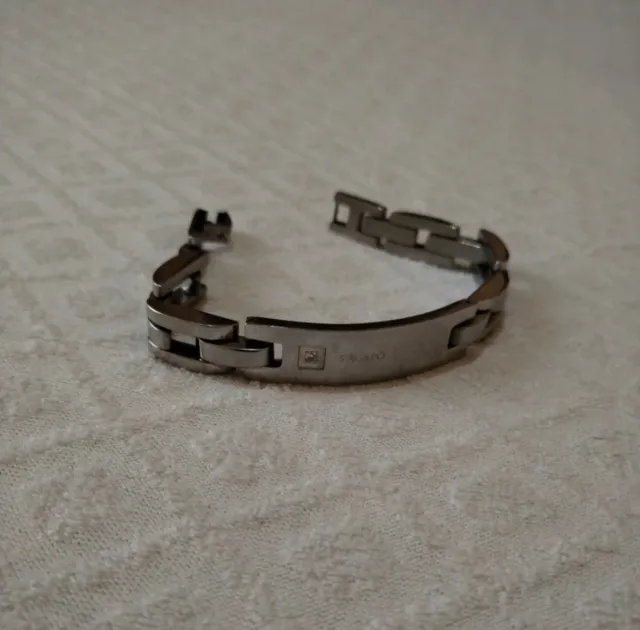 Bracciale uomo S'agapó con brillantino