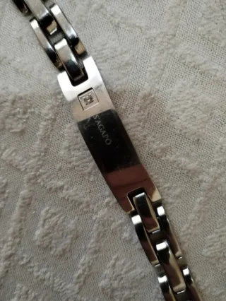 Bracciale uomo S'agapó con brillantino