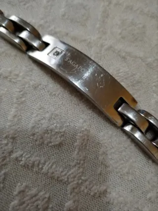 Bracciale uomo S'agapó con brillantino